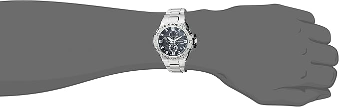 Casio Men's GST-B100D-1ACR G-Shock Analog Display Quartz Silver Watch