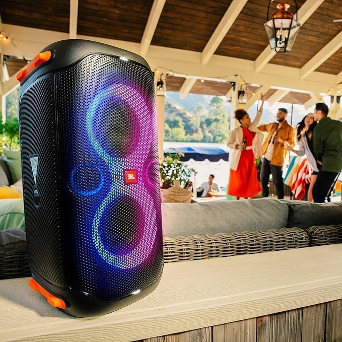 JBL Party Box 110 and Wireless Microphone Bundle Speaker With LED Light Effect