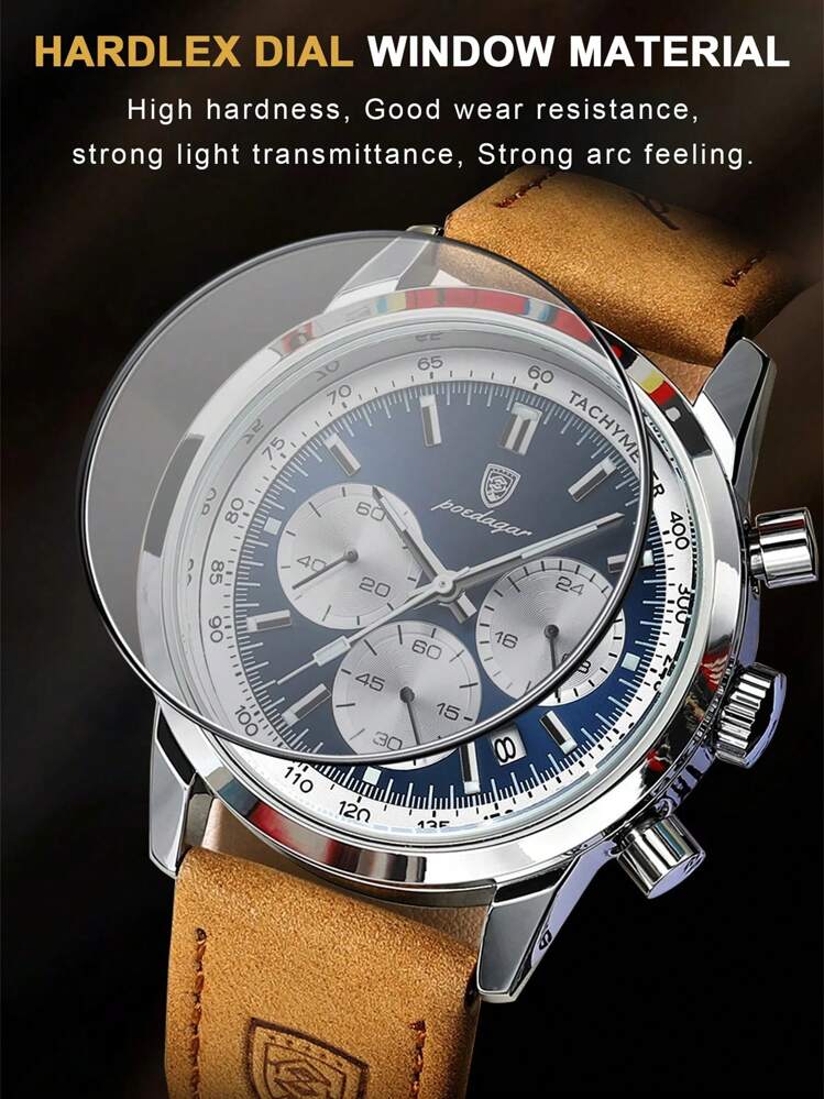 Poedagar Men's Watch - Leather