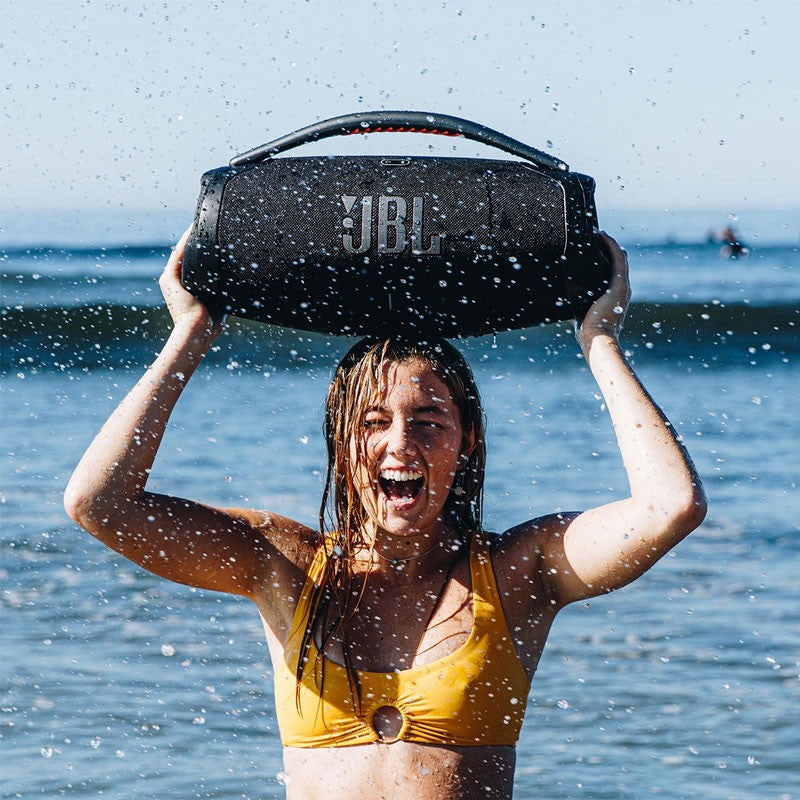 Boombox 3 Portable Speaker With Massive Signature Pro Sound Black