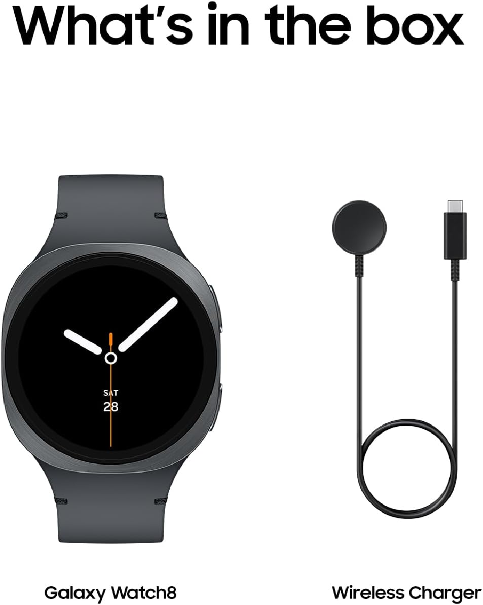 Samsung Galaxy Watch 8, 40mm Bluetooth Smartwatch, Cushion Design