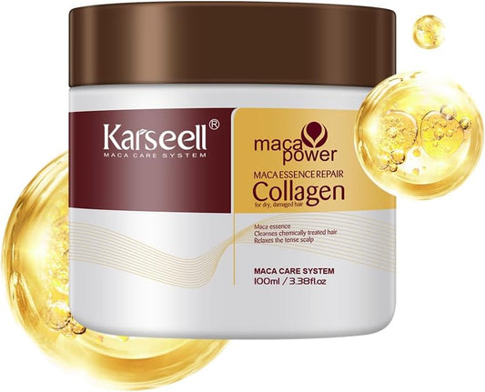 Karseell Collagen Hair Treatment Deep Repair Conditioning Argan Oil Collagen Hair Mask