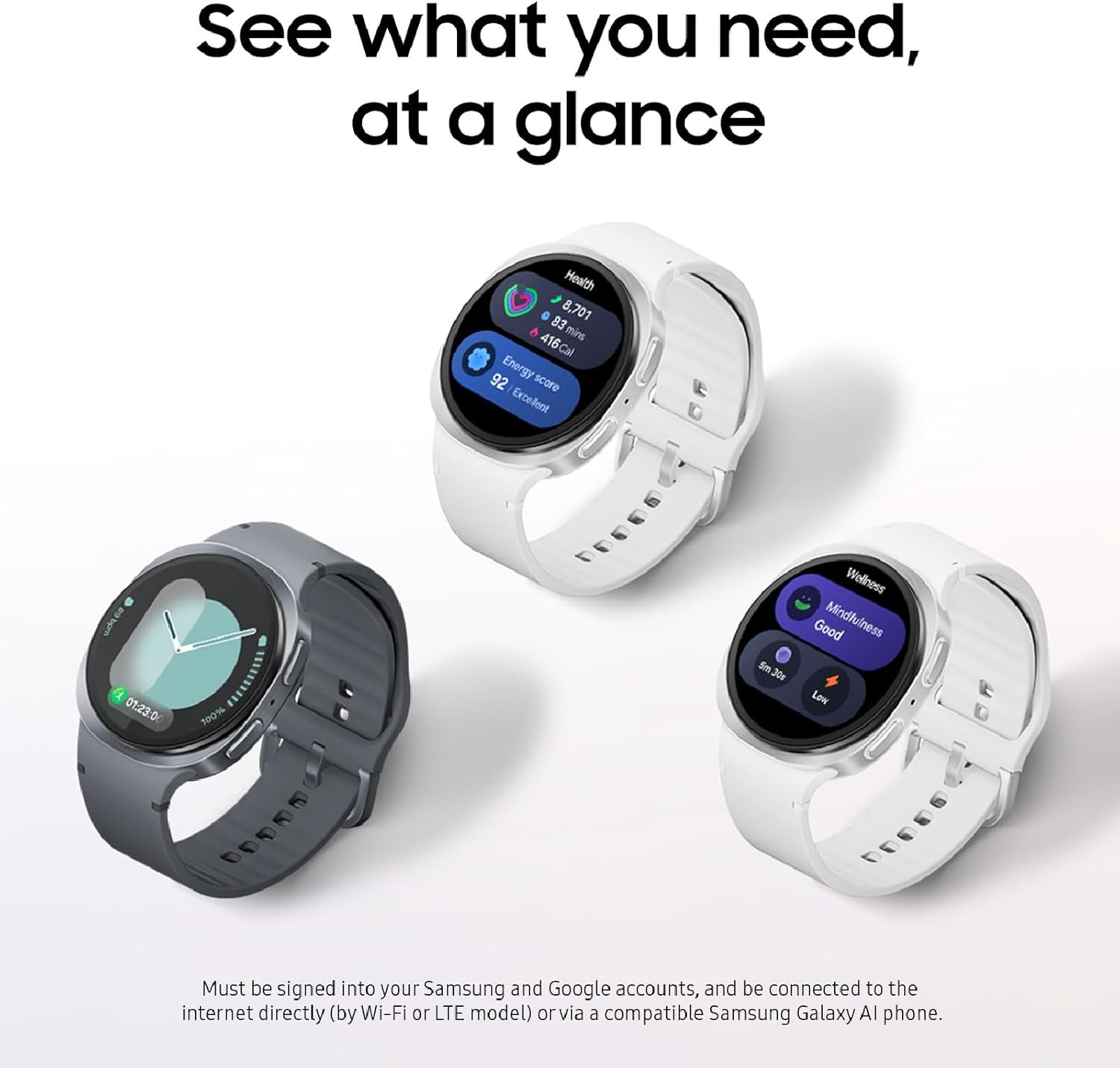 Samsung Galaxy Watch 8, 40mm Bluetooth Smartwatch, Cushion Design