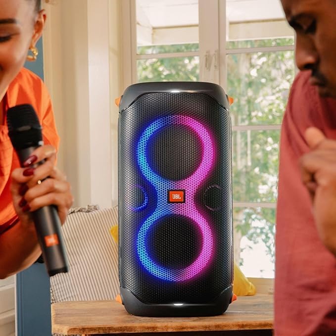 JBL Party Box 110 and Wireless Microphone Bundle Speaker With LED Light Effect