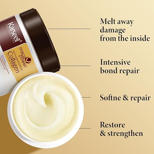 Karseell Collagen Hair Treatment Deep Repair Conditioning Argan Oil Collagen Hair Mask