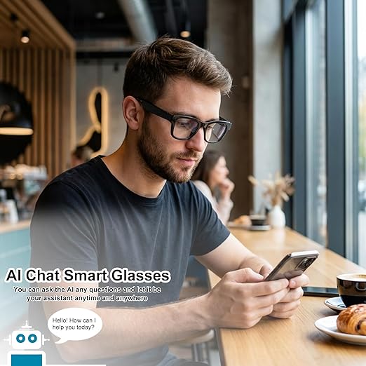 ROYALTENIC WiFi Smart Camera Glasses