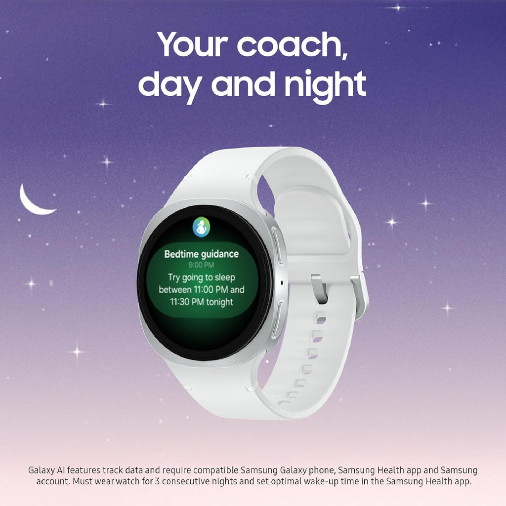 Samsung Galaxy Watch 8, 40mm Bluetooth Smartwatch, Cushion Design