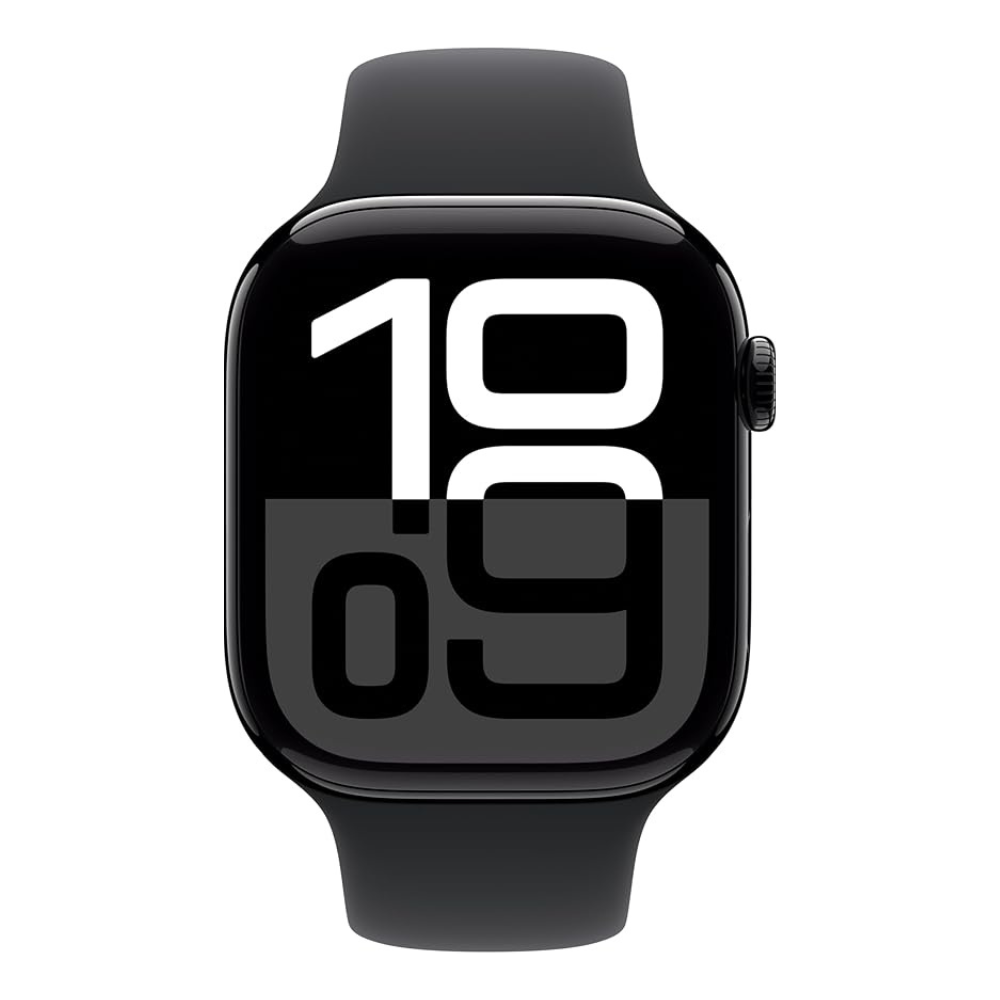 Apple Watch Series 10 – GPS, 46mm, Jet Black, Sport Band