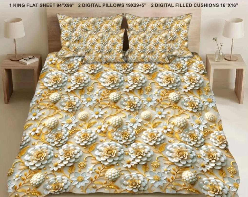 5D diamond bedsheet luxury bedsheets