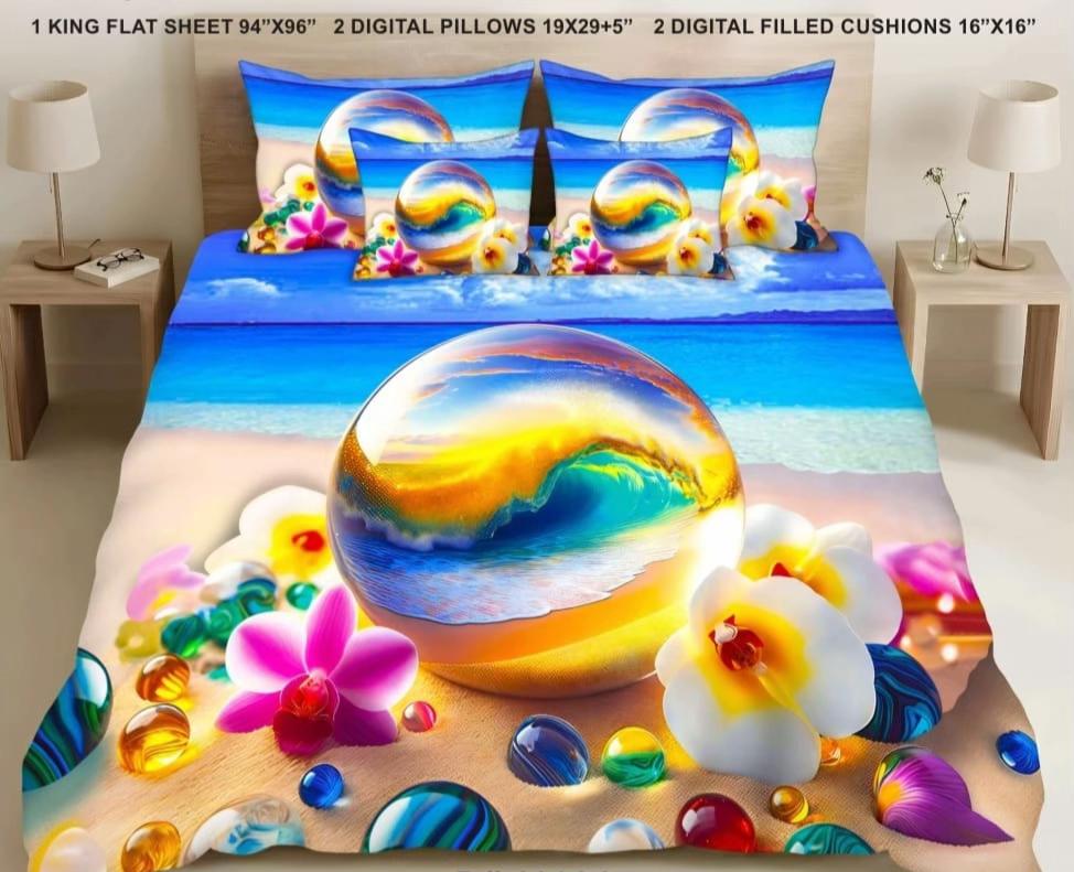5D diamond bedsheet luxury bedsheets