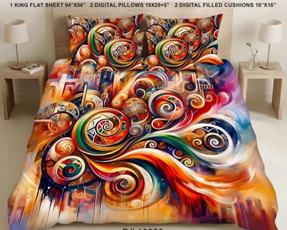 5D diamond bedsheet luxury bedsheets