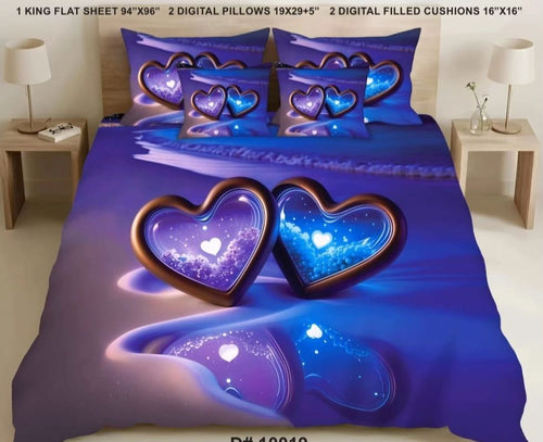 5D diamond bedsheet luxury bedsheets