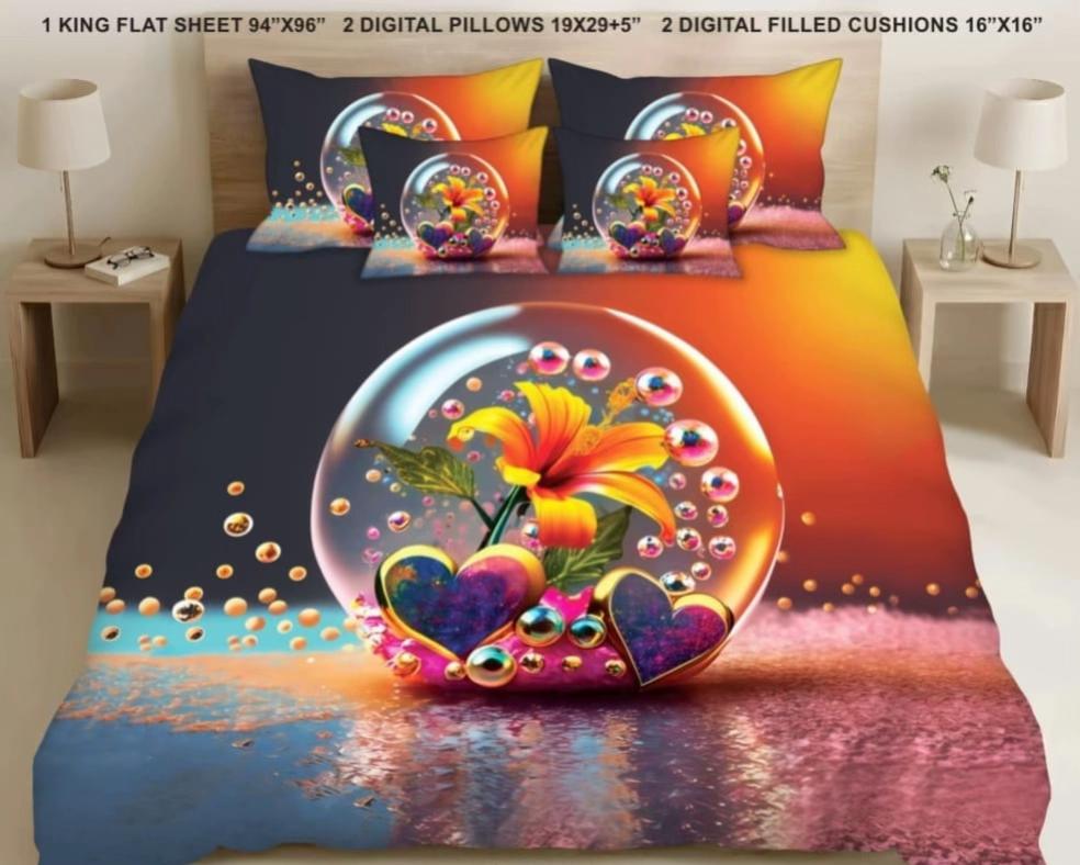 5D diamond bedsheet luxury bedsheets