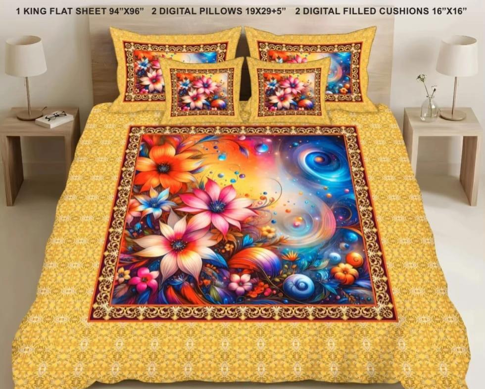 5D diamond bedsheet luxury bedsheets