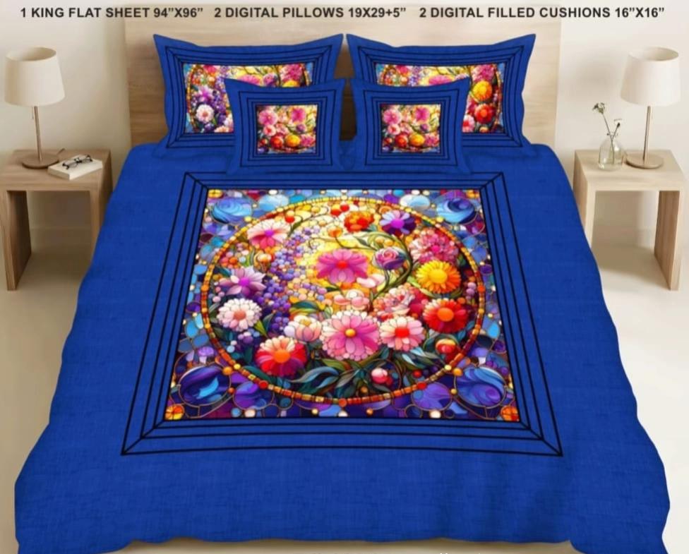 5D diamond bedsheet luxury bedsheets