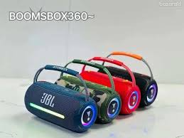 Boombox 360 Ssuper Bass Outdoor Bluetooth Waterproofing Stereo Speaker with RGB Runing Light